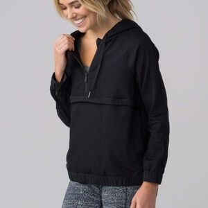 Lululemon Pack Light 1/2 Zip Pullover – Black – Size 6 – EUC